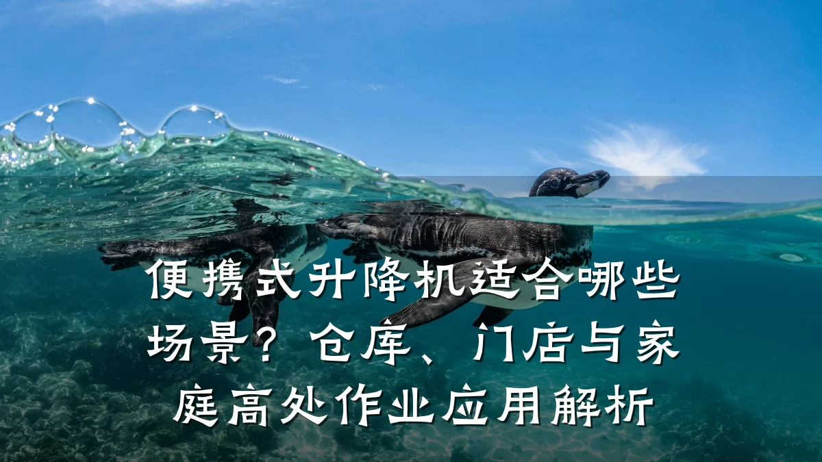 便携式升降机适合哪些场景?仓库、门店与家庭高处作业应用解析