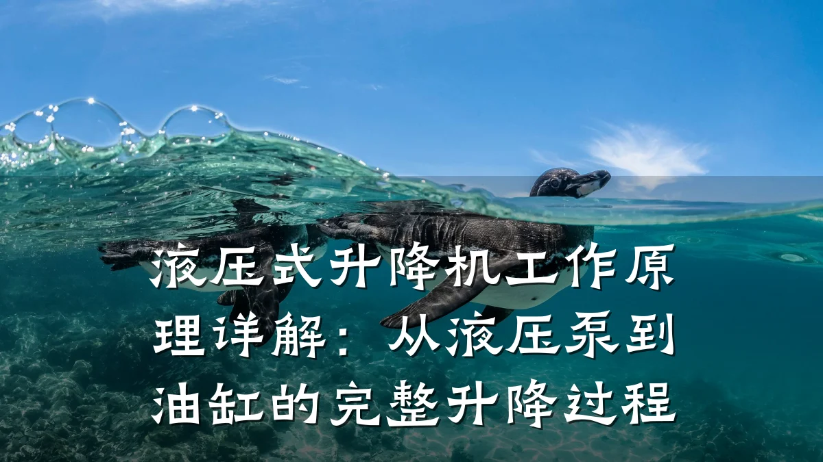 液压式升降机工作原理详解:从液压泵到油缸的完整升降过程