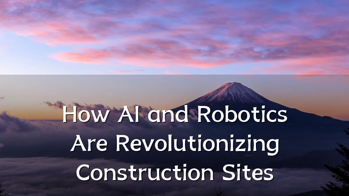 How AI and Robotics Are Revolutionizing Construction Sites
