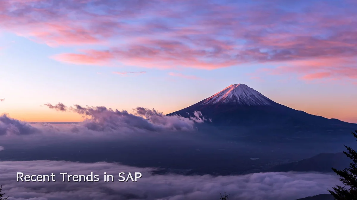 Recent Trends in SAP