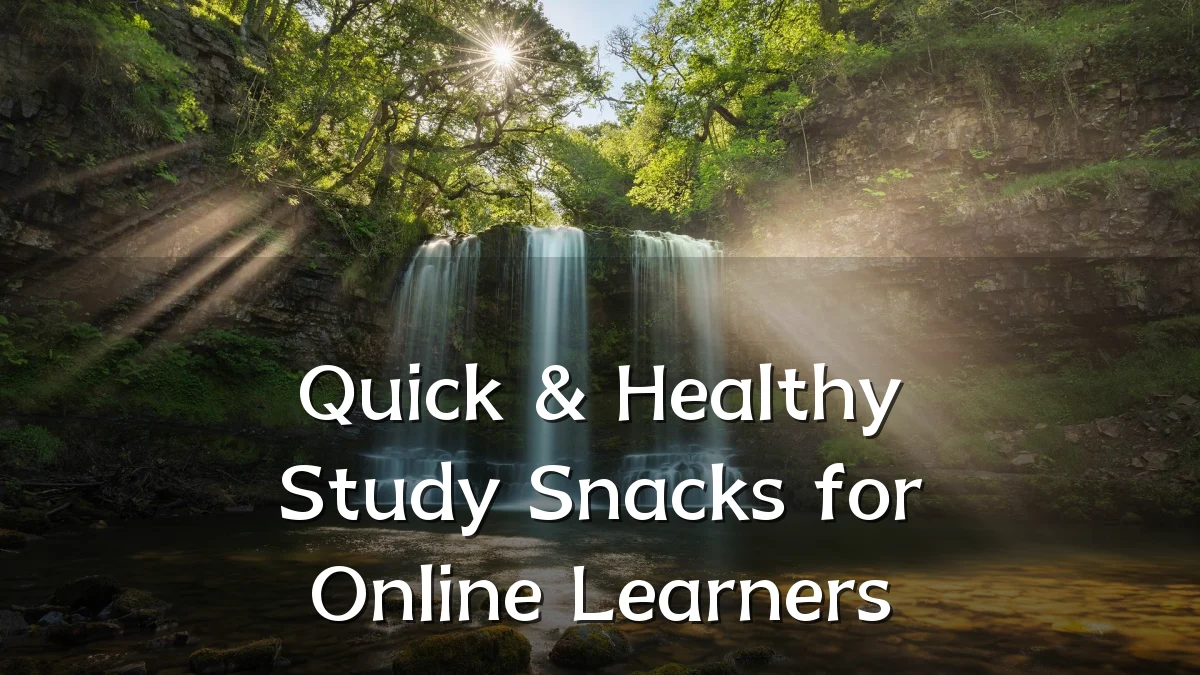 Quick & Healthy Study Snacks for Online Learners
