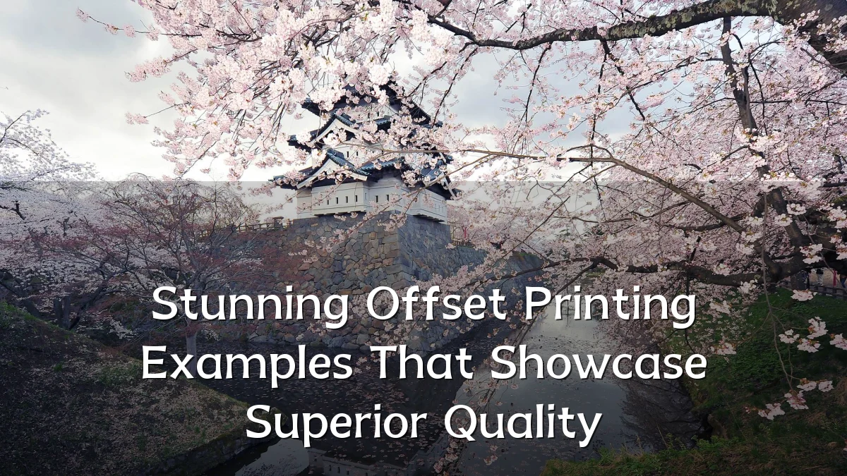 Stunning Offset Printing Examples That Showcase Superior Quality